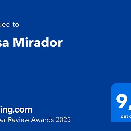 Сasa de vacaciones Casa Mirador *
